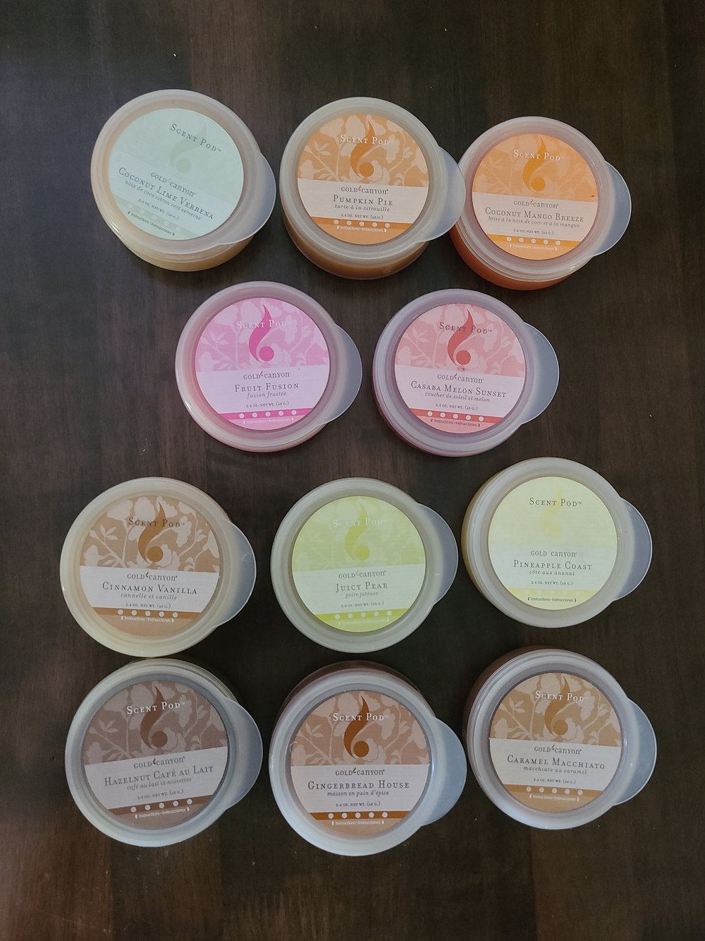 11 Gold Canyon Candle Scent Pods